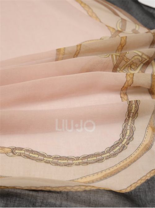 Stola Liu Jo in poliestere con monogram LJ all over LIU JO | 2A6052T2745/22222